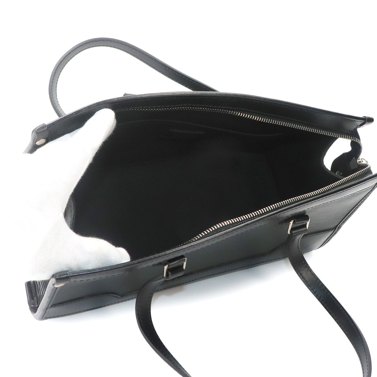 Louis Vuitton Epi Madeleine PM Shoulder Bag Leather Noir — view 7