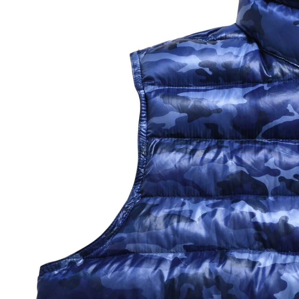 Moncler Patrick Down Vest Blue — view 5