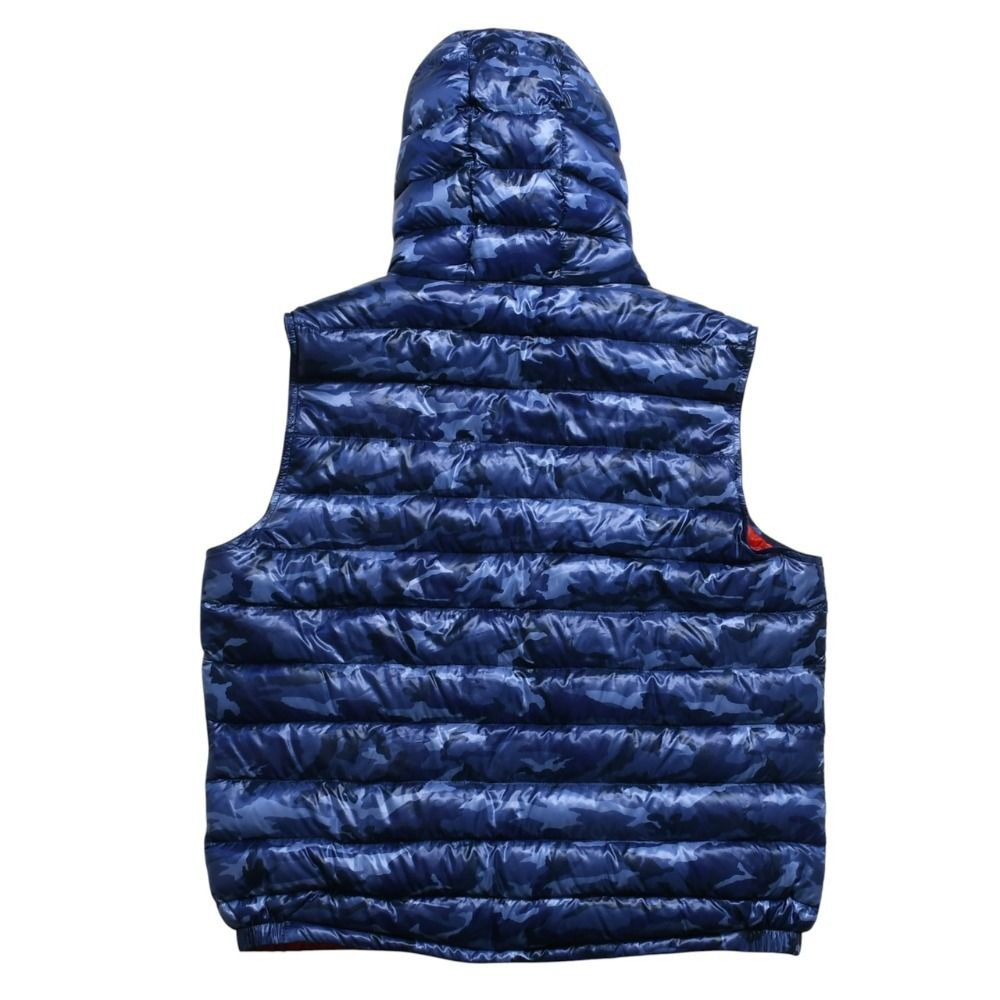 Moncler Patrick Down Vest Blue — view 2