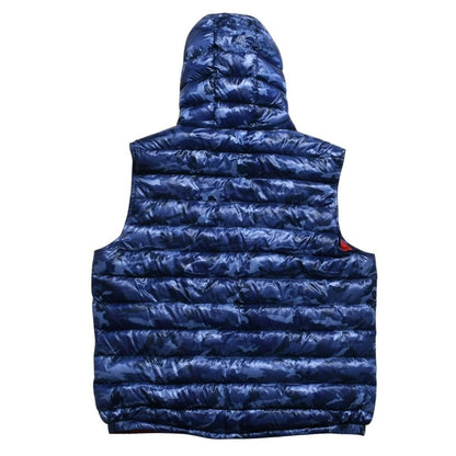 Moncler Patrick Down Vest Blue — view 2