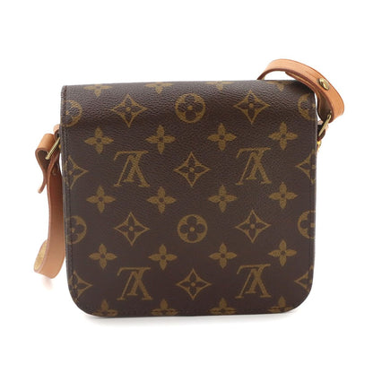 Louis Vuitton Monogram Mini Shoulder Bag Brown Cartouchiere — view 2