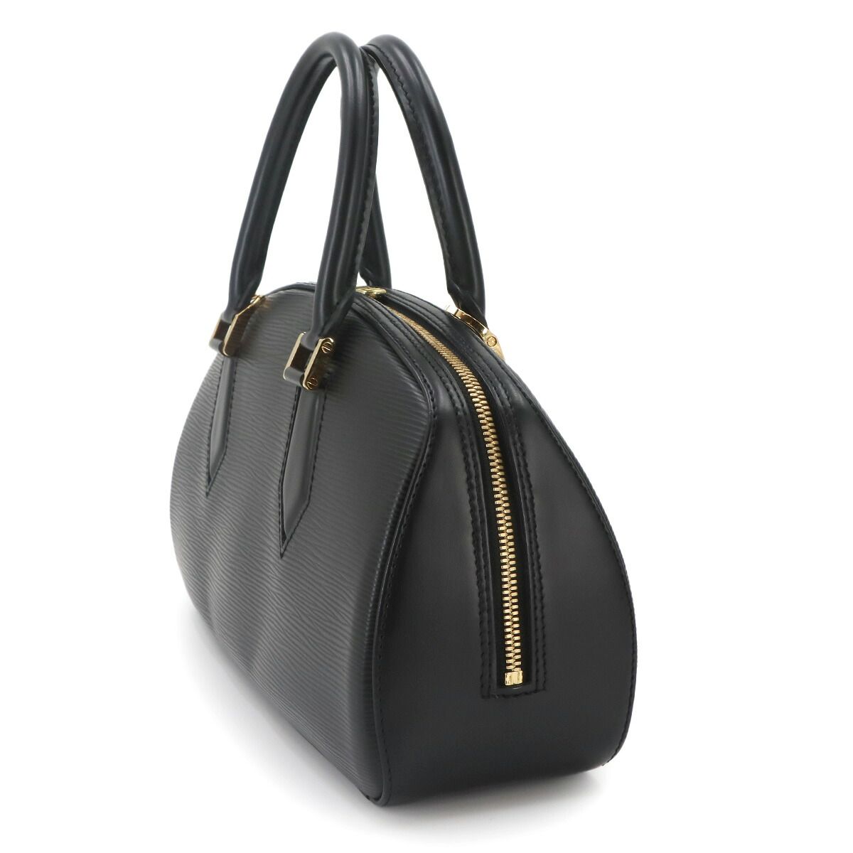 Louis Vuitton Epi Hand Bag Leather Noir Gold — view 4