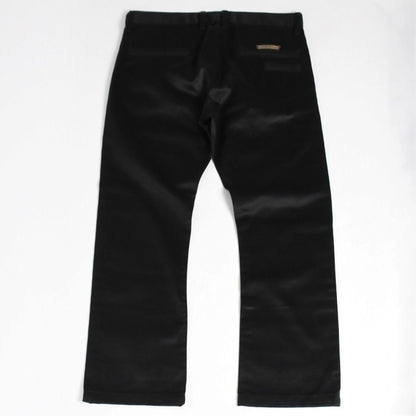 Chrome Hearts Cross Ball Button Chino Pants 32 Scroll Label Black Silver 4 — view 2