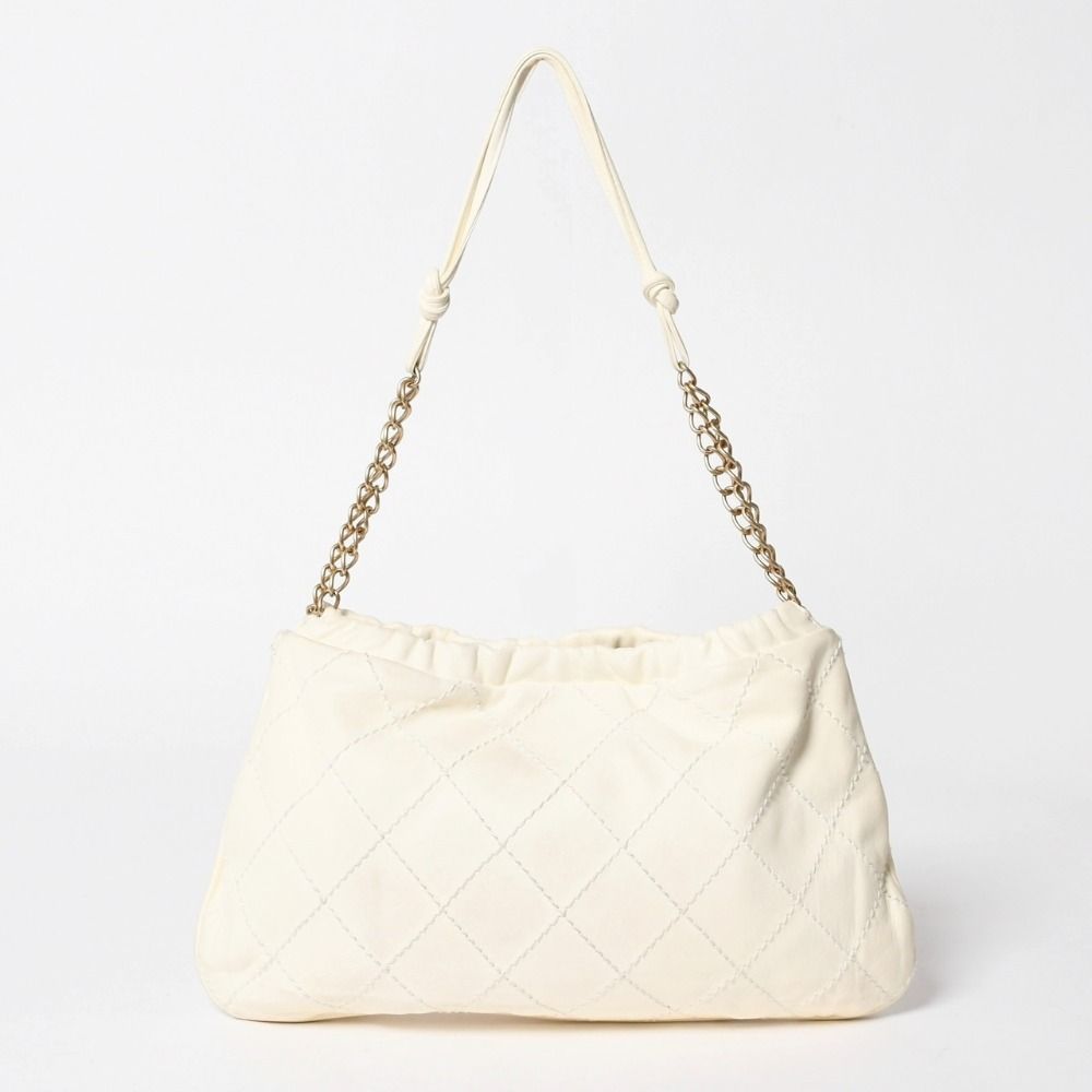 Chanel Shoulder Bag Chain Floral White Red Green Gold Lambskin — view 2