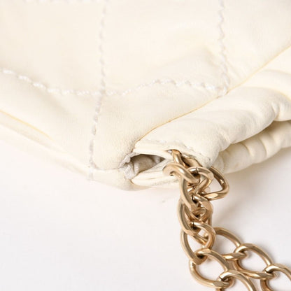 Chanel Shoulder Bag Chain Floral White Red Green Gold Lambskin — view 7