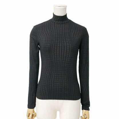 Fendi Vintage Top 40 Jersey High Neck Long Sleeve