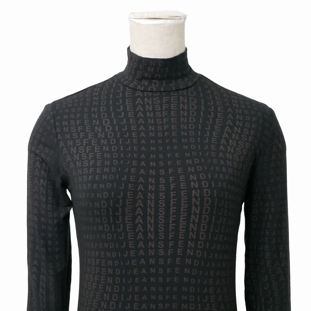Fendi Vintage Top 40 Jersey High Neck Long Sleeve — view 2