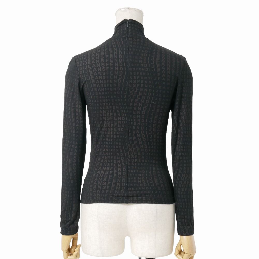 Fendi Vintage Top 40 Jersey High Neck Long Sleeve — view 3