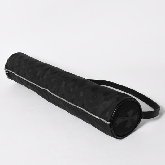Chrome Hearts Chromehearts Yoga Mat Case Cross Patch Dagger Leather Nylon Black