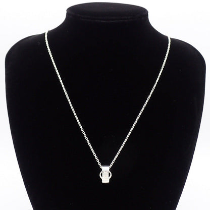 Gucci Interlocking G Cutout Necklace 925 Sterling Silver — view 7