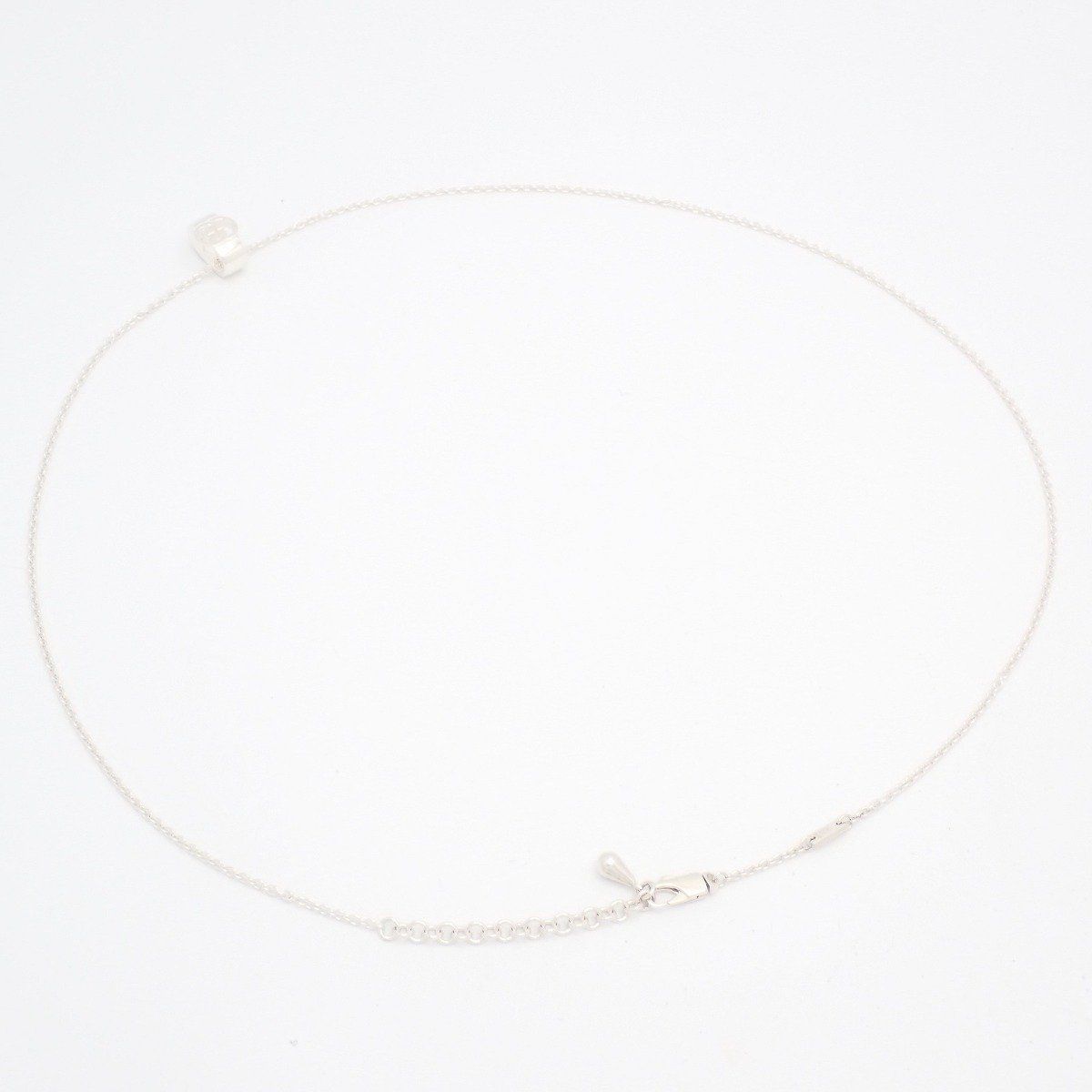 Gucci Interlocking G Cutout Necklace 925 Sterling Silver — view 3