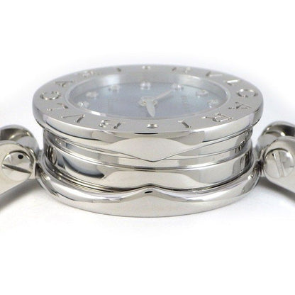 Bvlgari B.zero1 Watch Bangle Diamond Index Blue Shelldial SS — view 2