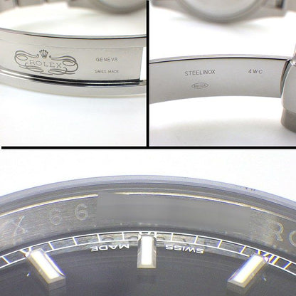 Rolex Watch Datejust Roulettestamp Red Date Luminous Needle Black Dial SS — view 5