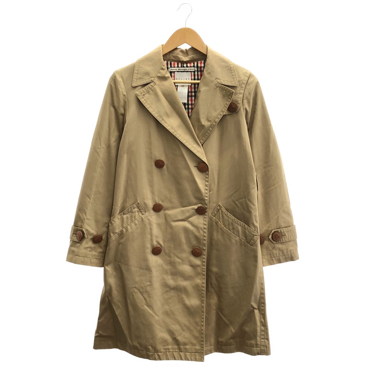 Celine Beige Avenuemontaigneedition Trench Coat 38