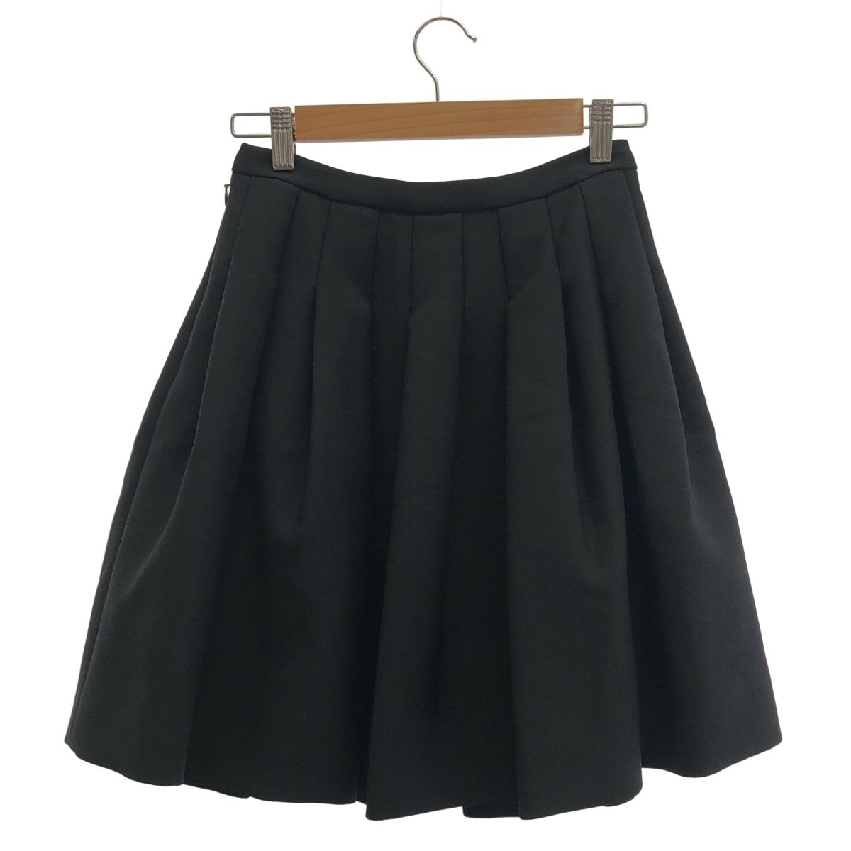 Dior Navy Wool Flare Miniskirt 34 Dress — view 2