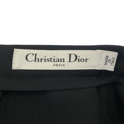 Dior Navy Wool Flare Miniskirt 34 Dress — view 4