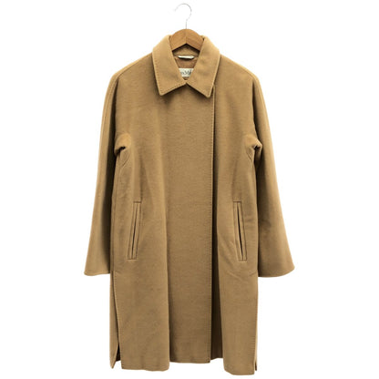 Max Mara Beige Cashmere wool Soutien Collar Coat