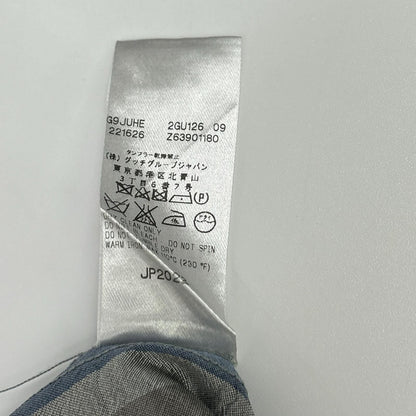 Gucci Gray Blue Multicolor Era Silk Shirt 42 — view 4