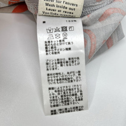 Hermes Gray Orange Horsebit Top XS — view 7