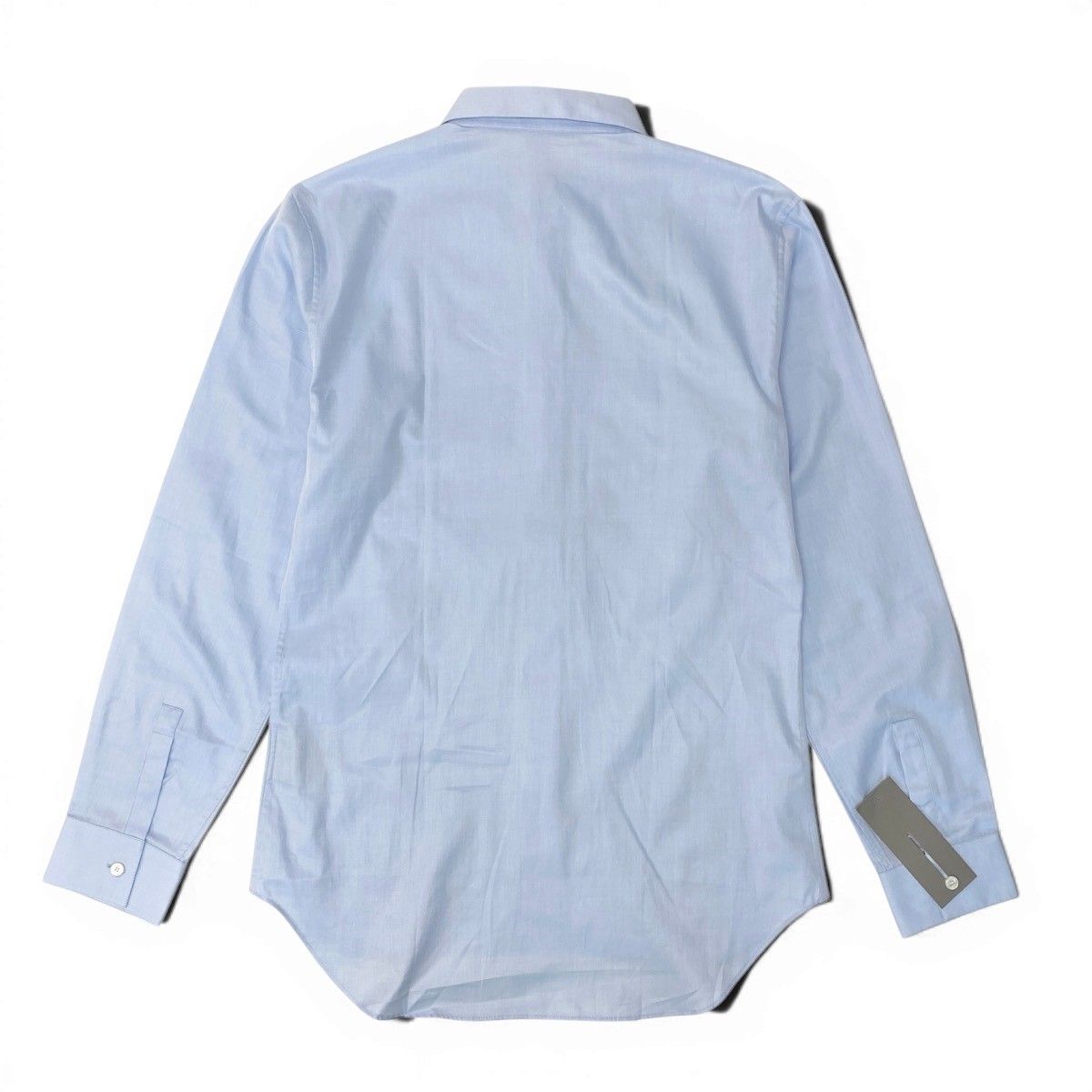 Dior Kept Cotton Shirt Long Sleeve One Point Embroidery Dress 39 Blue — view 3