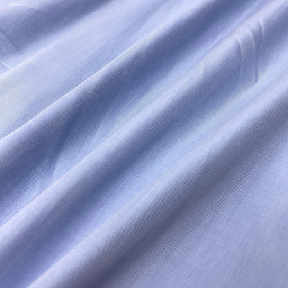Dior Kept Cotton Shirt Long Sleeve One Point Embroidery Dress 39 Blue — view 6
