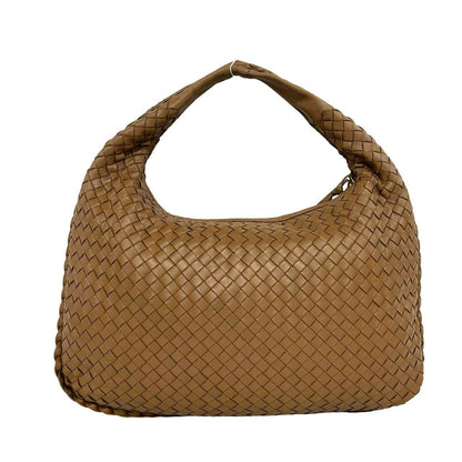 Bottega Veneta Hobo Intrecht Leather Handbag Mini Tote Brown — view 3