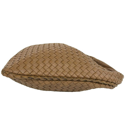 Bottega Veneta Hobo Intrecht Leather Handbag Mini Tote Brown — view 6
