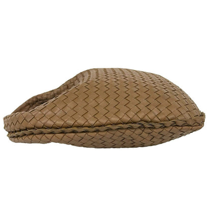 Bottega Veneta Hobo Intrecht Leather Handbag Mini Tote Brown — view 5