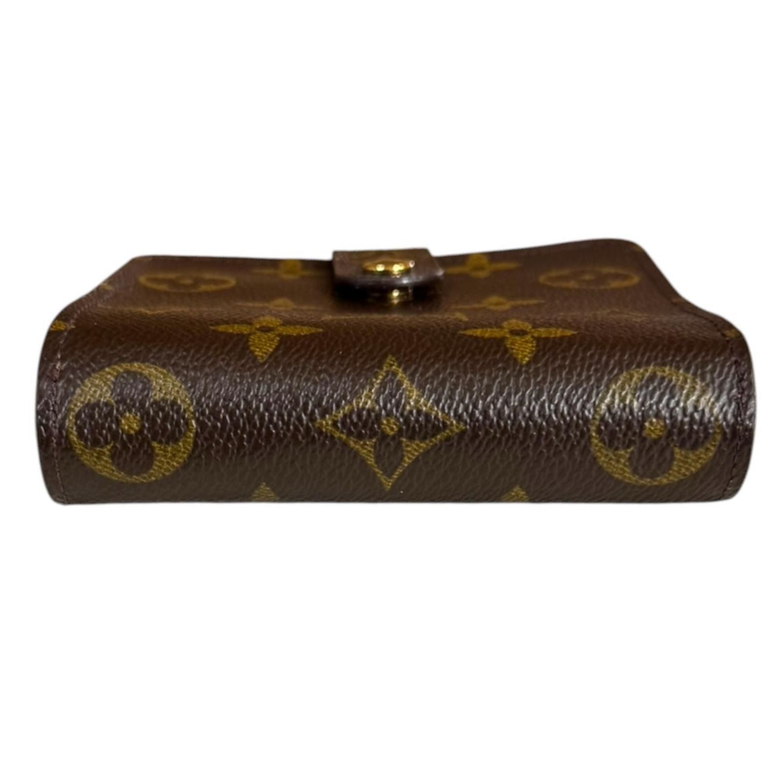 Louis Vuitton Compact Zip Monogram Bi Foldwallet Canvas Second Wallet — view 5