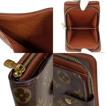 Louis Vuitton Compact Zip Monogram Bi Foldwallet Canvas Second Wallet — view 9