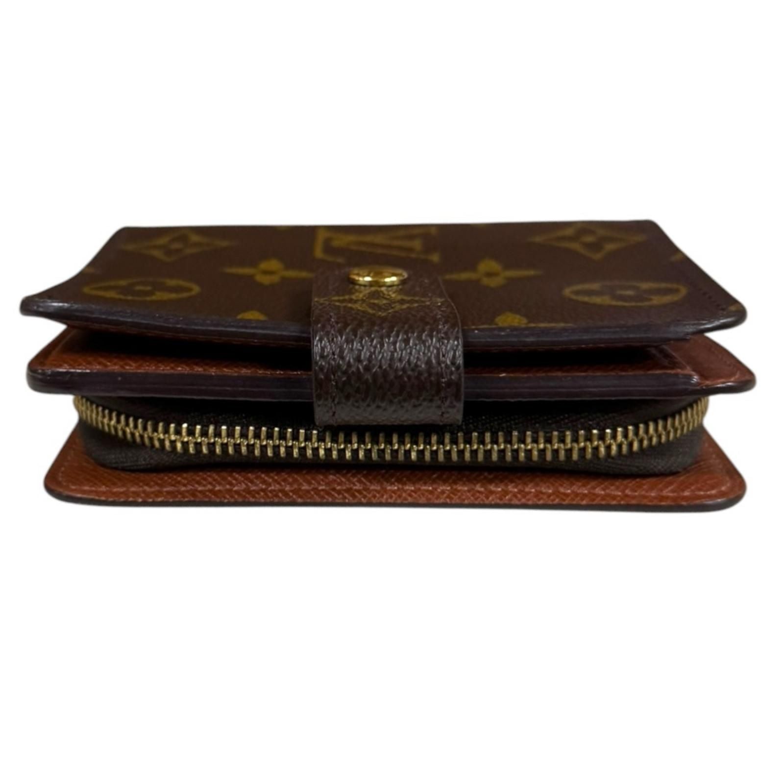 Louis Vuitton Compact Zip Monogram Bi Foldwallet Canvas Second Wallet — view 6