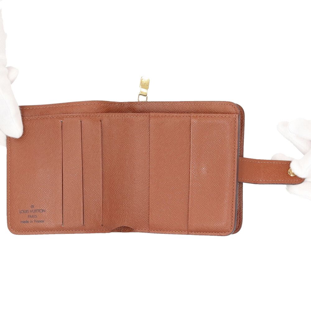 Louis Vuitton Compact Zip Monogram Bi Foldwallet Canvas Second Wallet — view 7