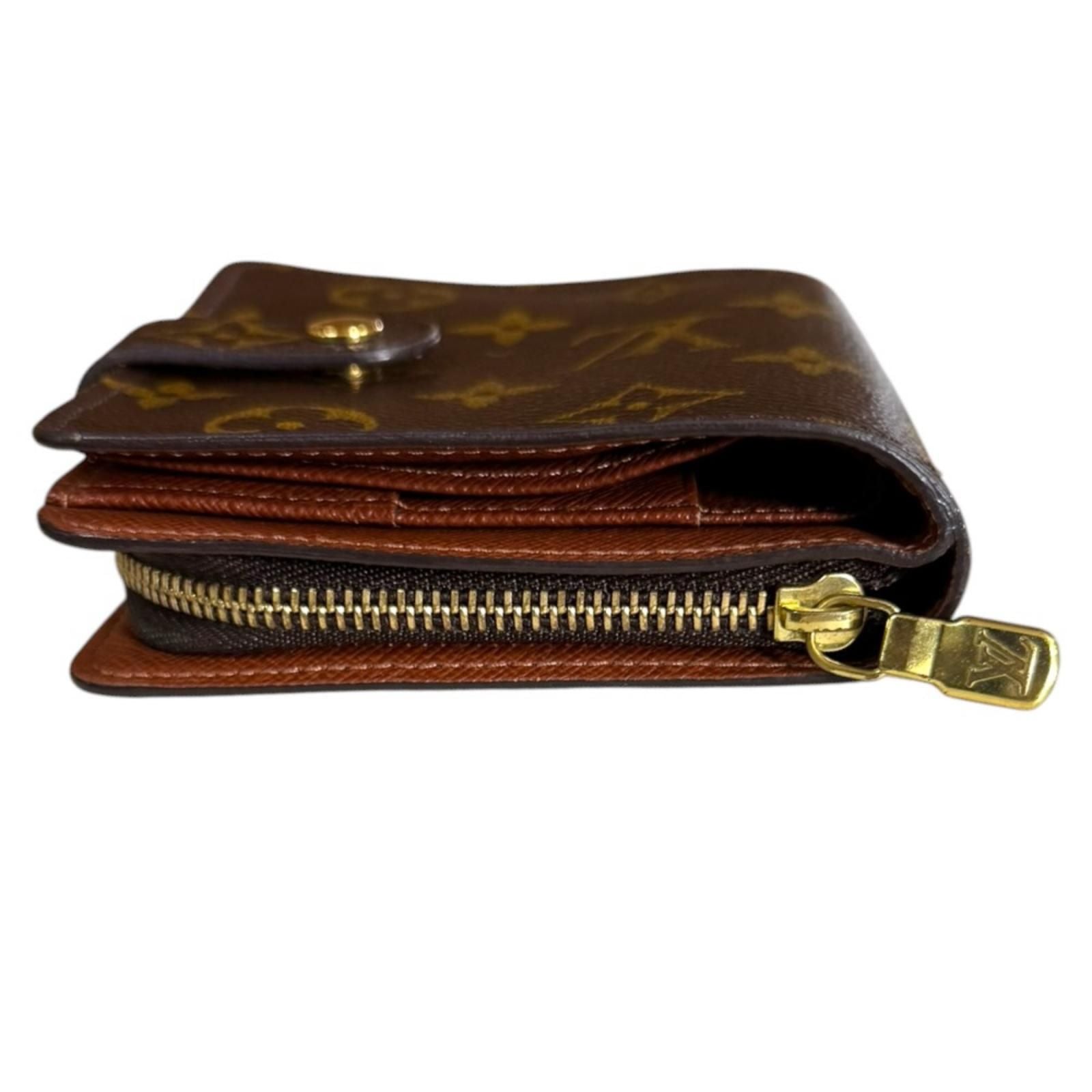 Louis Vuitton Compact Zip Monogram Bi Foldwallet Canvas Second Wallet — view 3