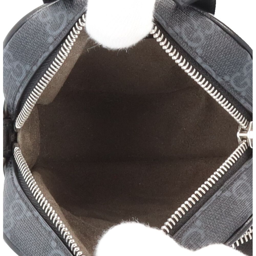 Gucci GG Supreme Interlocking Shoulder Bag Supremecanvas Black Second — view 7