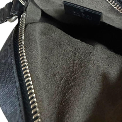 Gucci GG Supreme Interlocking Shoulder Bag Supremecanvas Black Second — view 8