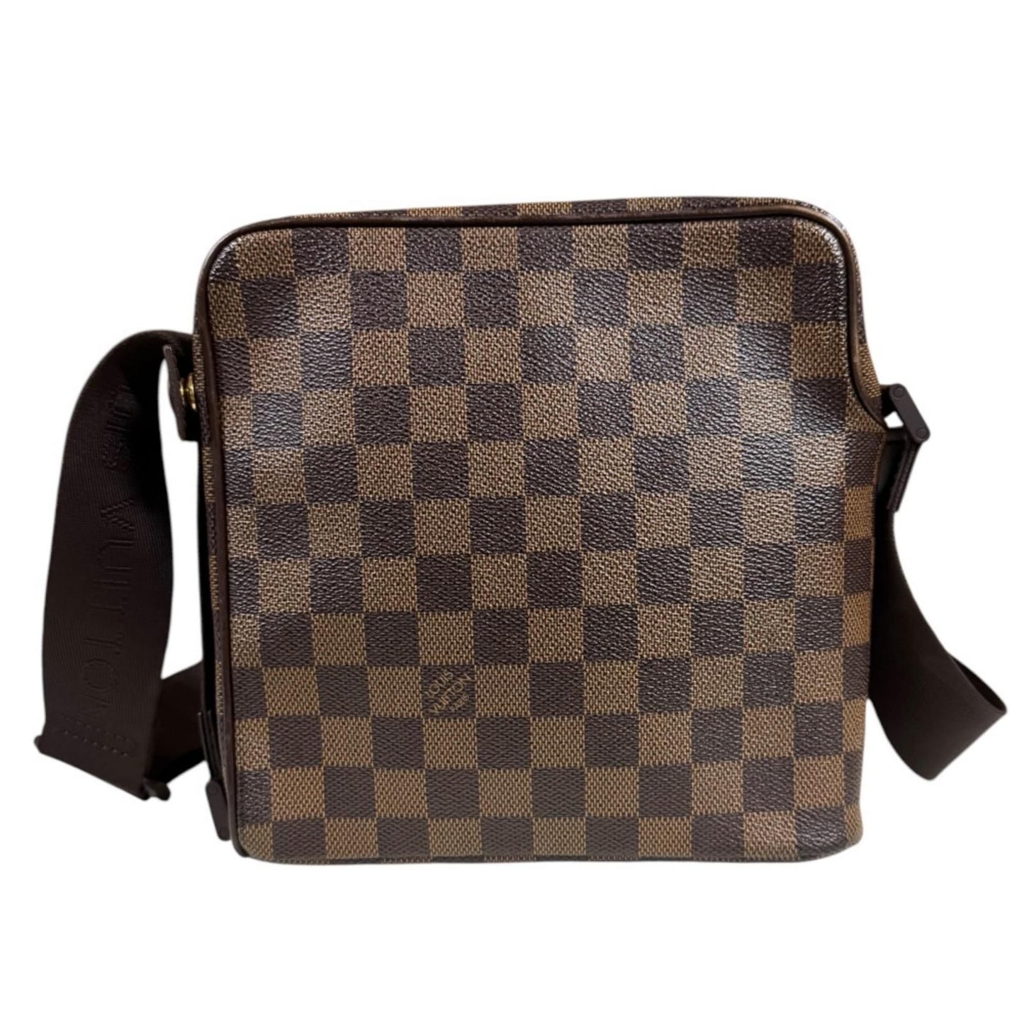 Louis Vuitton Olaf PM Damier Shoulder Bag Canvas Brown — view 3