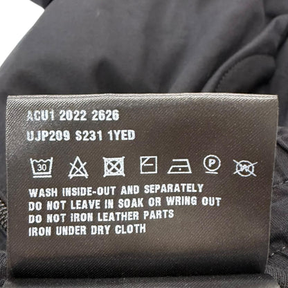Prada Triangle Logo Re-Nylon Technical Cotton Jogger Pants Black — view 8