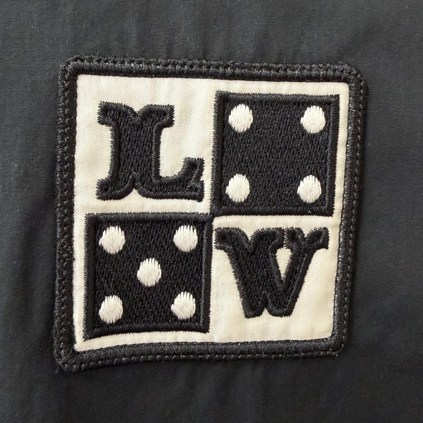 Louis Vuitton Cotton LV Logo Patch Short Sleeve Shirt Black — view 7