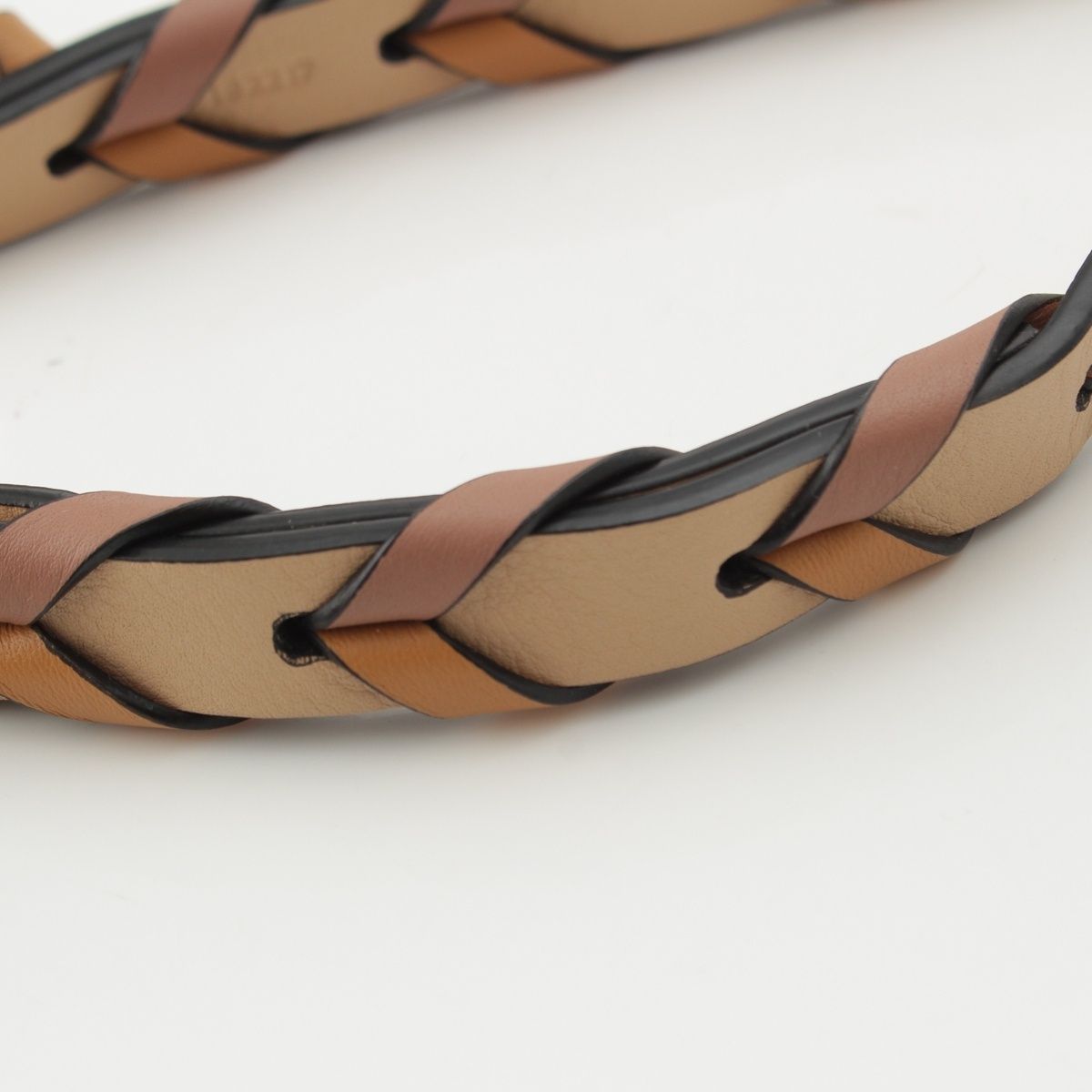 Loewe Classic Calf Braided Shoulder Strap Beige — view 2
