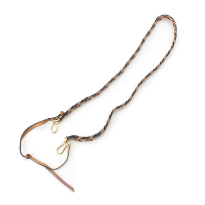 Loewe Classic Calf Braided Shoulder Strap Beige