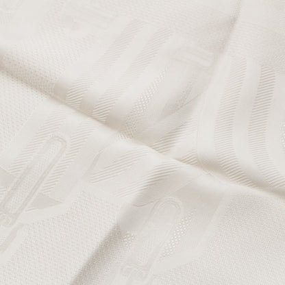 Hermes Silk les Sangles Echarpe Shawl Gray Scarf — view 4