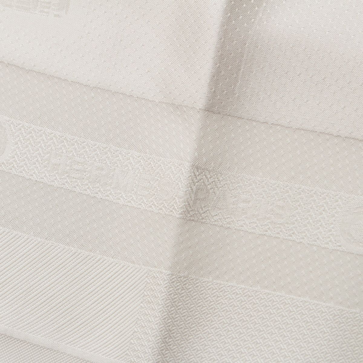 Hermes Silk les Sangles Echarpe Shawl Gray Scarf — view 3