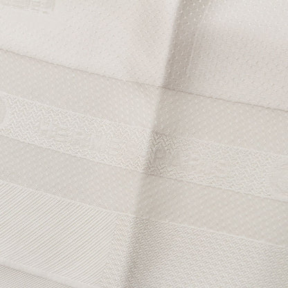Hermes Silk les Sangles Echarpe Shawl Gray Scarf — view 3