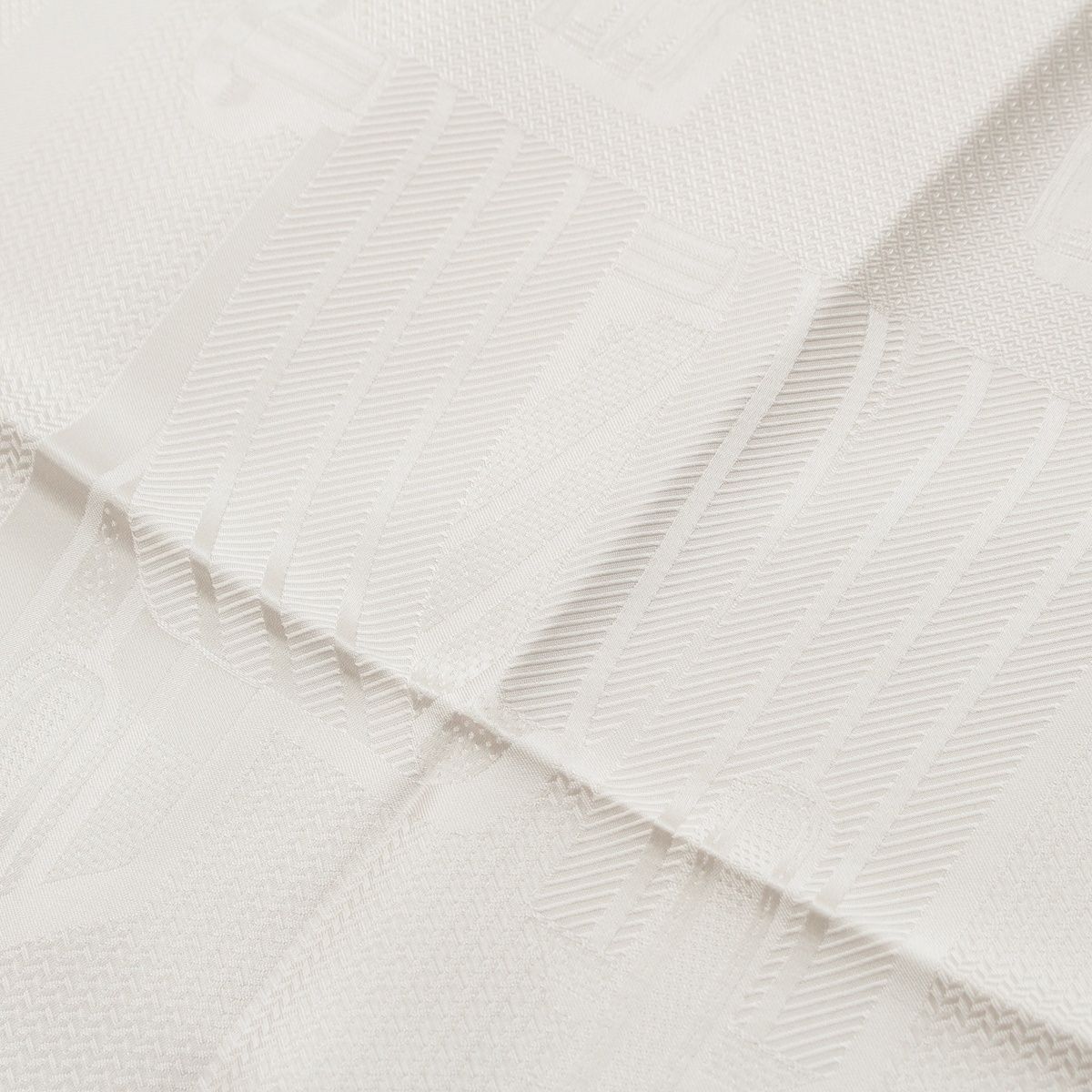 Hermes Silk les Sangles Echarpe Shawl Gray Scarf — view 6