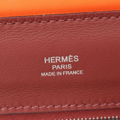 Hermes Van Quatre 21 Mini Ever Color 2-Way Shoulder Handbag 24 Rouge Ash Orange — view 7