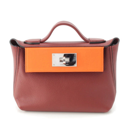 Hermes Van Quatre 21 Mini Ever Color 2-Way Shoulder Handbag 24 Rouge Ash Orange