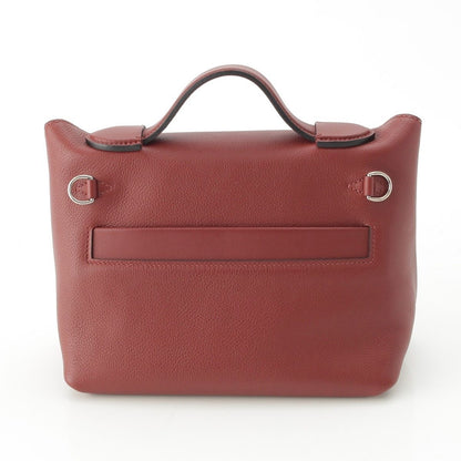 Hermes Van Quatre 21 Mini Ever Color 2-Way Shoulder Handbag 24 Rouge Ash Orange — view 4