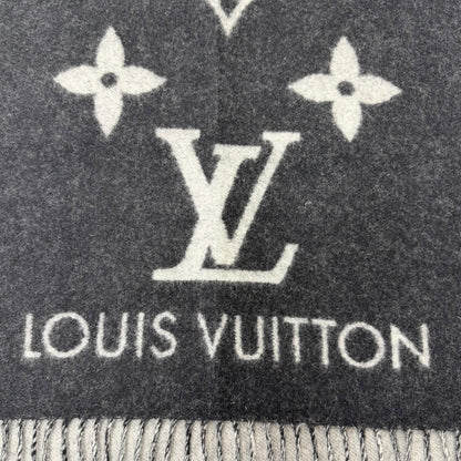 Louis Vuitton Echarpe Reykjavik Cashmere Scarf Black — view 6