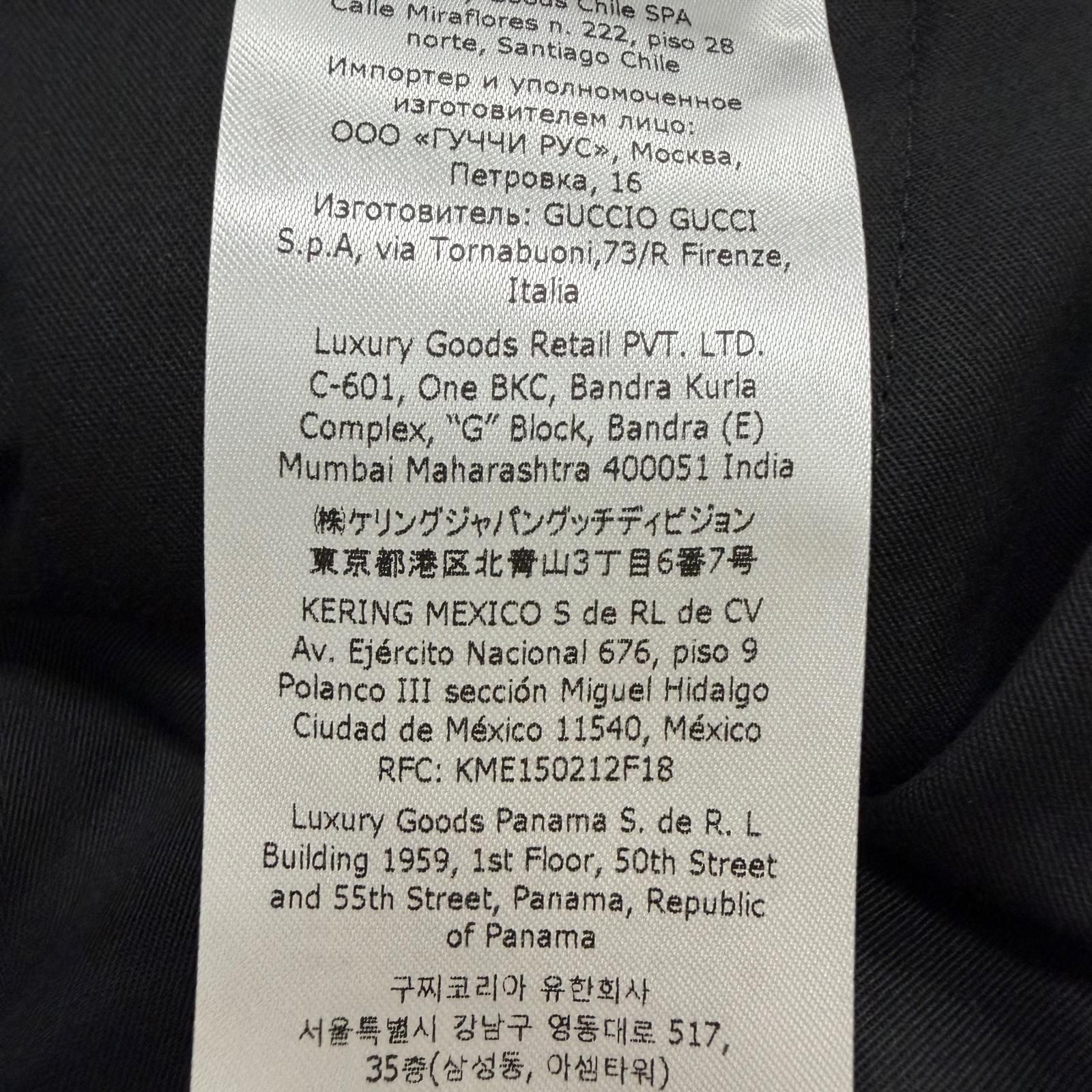 Gucci Wool GG Logo Allover Pattern Single Trousers Pants Charcoal Gray 52 — view 8