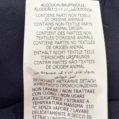 Gucci Wool GG Logo Allover Pattern Single Trousers Pants Navy 52 Swiss — view 8